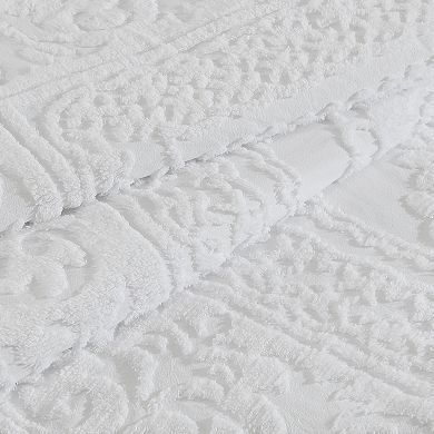 Beatrice Home Fashions 3-Piece Emblem Chenille Comforter Set