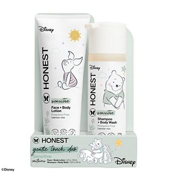 The Honest Company Disney's Winnie the Pooh Shampoo & Body Wash + Face & Body Lotion Sensitive Duo