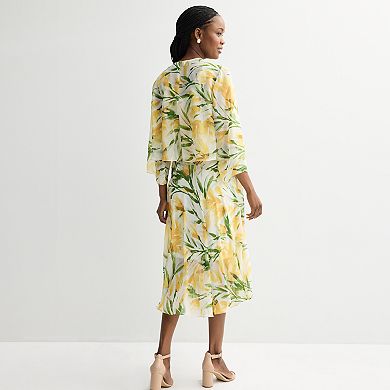 Women's Robbie Bee 2-pc. Chiffon Jacket & Dress Set
