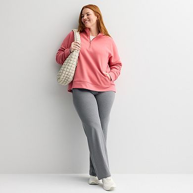 Plus Size Tek Gear® Quarter Zip Sweatshirt