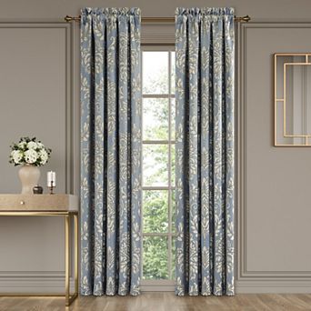 Royal Court Lorenzo Set of 2 Window Curtain Panels