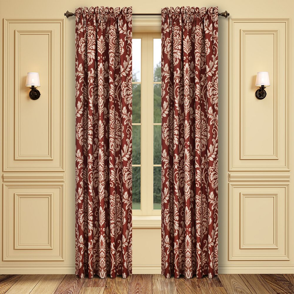 Royal Court Lazia Set of 2 Window Curtain Panels