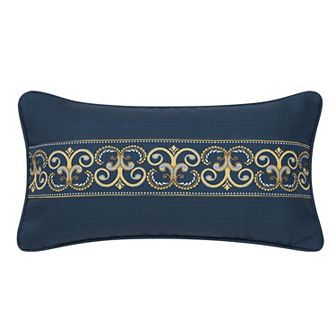 Royal Court Messina Blue Boudoir Decorative Throw Pillow