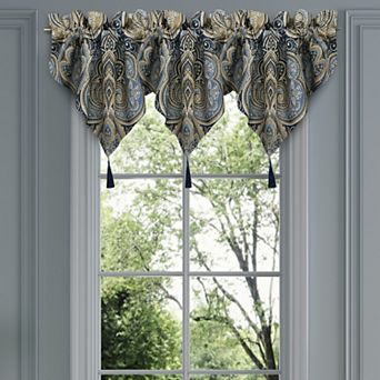 Royal Court Messina Blue Ascot Window Valance