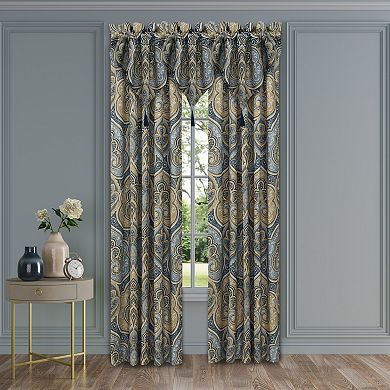 Royal Court Messina Blue Set of 2 Window Curtain Panels
