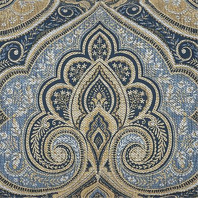 Royal Court Messina Blue 18-Inch Square Decorative Throw Pillow