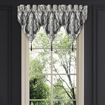 Royal Court Messina Black Ascot Window Valance