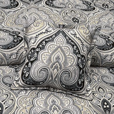 Royal Court Messina Black 18-Inch Square Decorative Throw Pillow