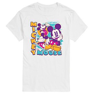 Disney's Mickey Mouse Men's Vintage Bootleg Graphic Tee