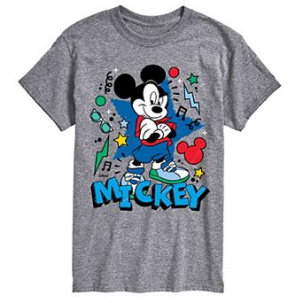 Disney's Mickey Mouse Men's Retro Sketch Graphic Tee