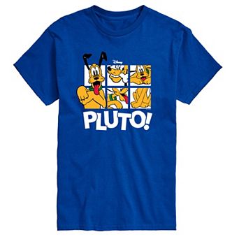 Disney's Pluto Men's Grid Graphic Tee