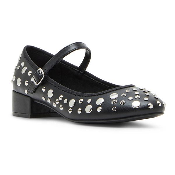 madden girl Tutu Women's Mary Jane Shoes - Black Stud (5)