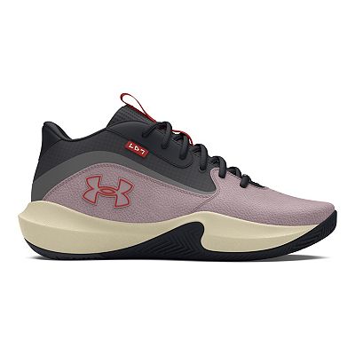 Under Armour Lockdown 7 Basketball Shoes Mens Sz 9 Grey Red Sneakers 3028512-100 Under Armour Lockdown 7 Men main image 3