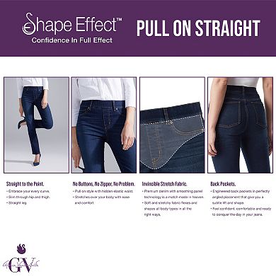 Women's Gloria Vanderbilt Shape Effect Straight Jeans