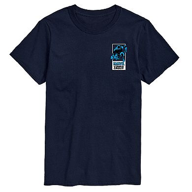 Men's Black Panther All-Out Action Comic Graphic Tee