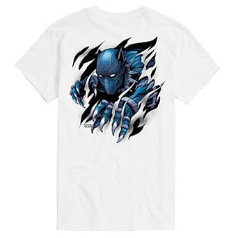 Men's Black Panther Claw Tear Graphic Tee