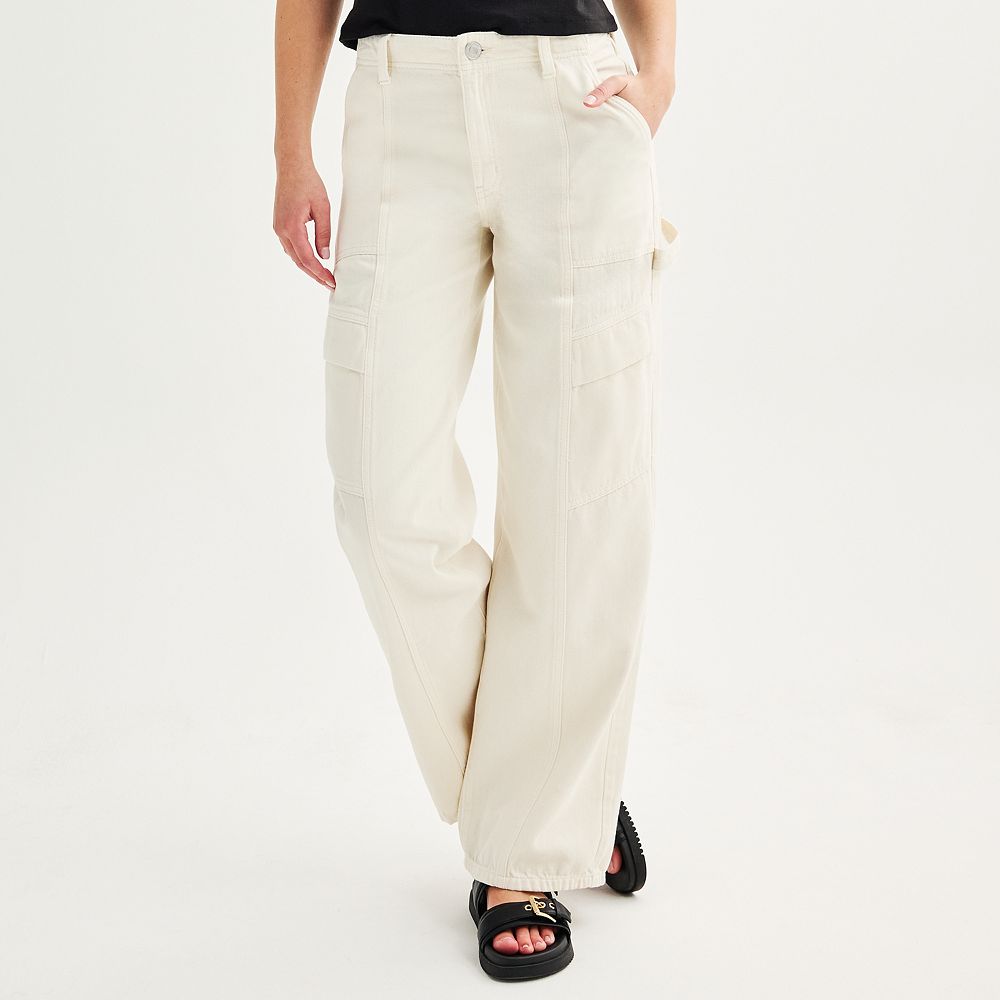Juniors' SO® Low Rise 6-Pocket Carpenter Utility Pants