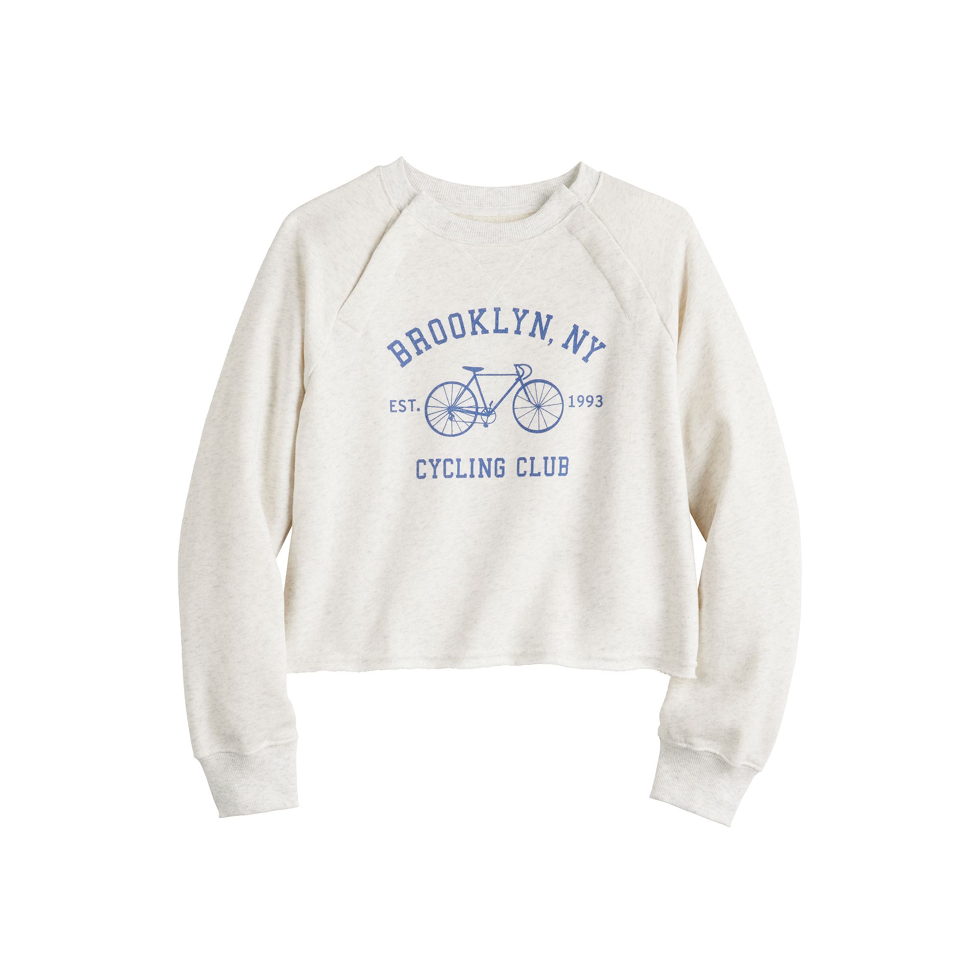 Girls 6-16 SO® Adaptive Cropped Sweatshirt, Girls, Size: XS (6/6X), Brook