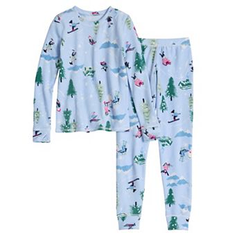 Girls 4-16 Cuddl Duds® Fleecewear with Stretch 2 pc Base Layer Set