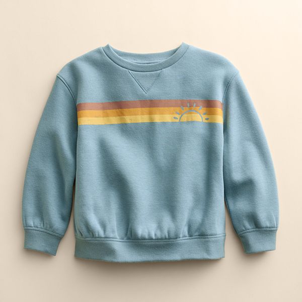 Baby & Toddler Little Co. by Lauren Conrad Crewneck Sweatshirt - Sun Stripe (9 MONTHS)