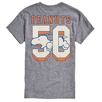 Men's Peanuts Snoopy Varsity Vintage Est. 50 Graphic Tee