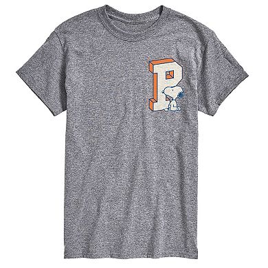 Men's Peanuts Snoopy Varsity Vintage Est. 50 Graphic Tee
