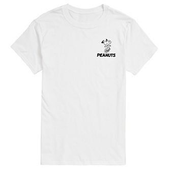 Men's Peanuts Group Faces Graphic Tee