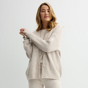 Women's Sonoma Goods For Life® Oversized Boyfriend Cardigan
