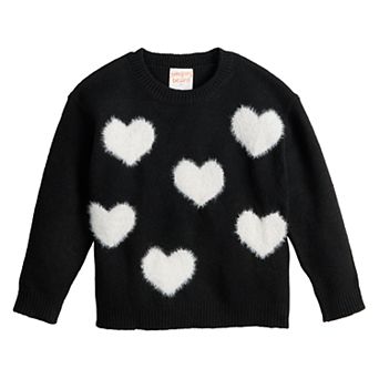 Baby & Toddler Girl Jumping Beans® Patterned Crewneck Pullover Sweater