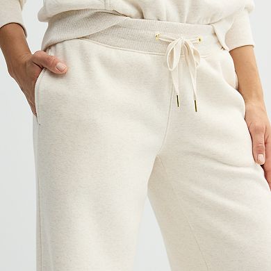 Women's Sonoma Goods For Life® Fleece Wide Leg Pants
