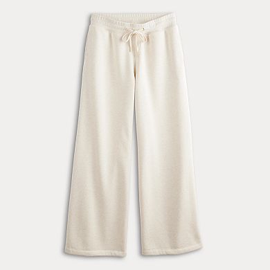 Women's Sonoma Goods For Life® Fleece Wide Leg Pants