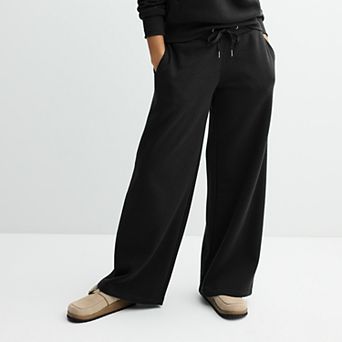 Women's Sonoma Goods For Life® Fleece Wide Leg Pants