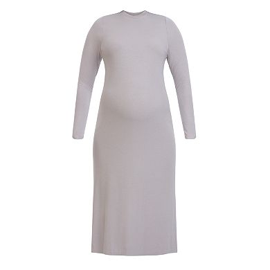 Maternity Motherhood® Rib Column Midi Dress
