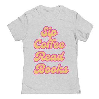 Junior's Sip Coffee Read Books Graphic Tee