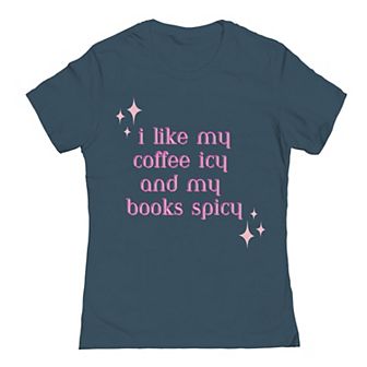 Junior's I Like My Coffee Icy Graphic Tee