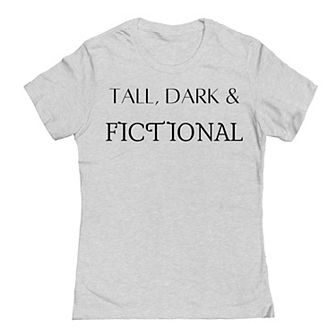 Junior's Tall Dark And Fictional Graphic Tee