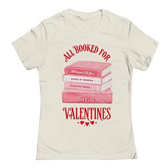 Junior's Booked Valentine's Graphic Tee