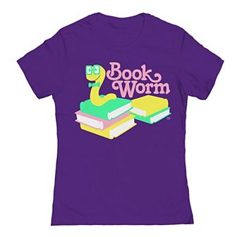 Junior's Bookworm Graphic Tee