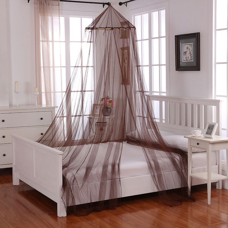 Casablanca Oasis Round Bed Canopy, Brown, OTHER
