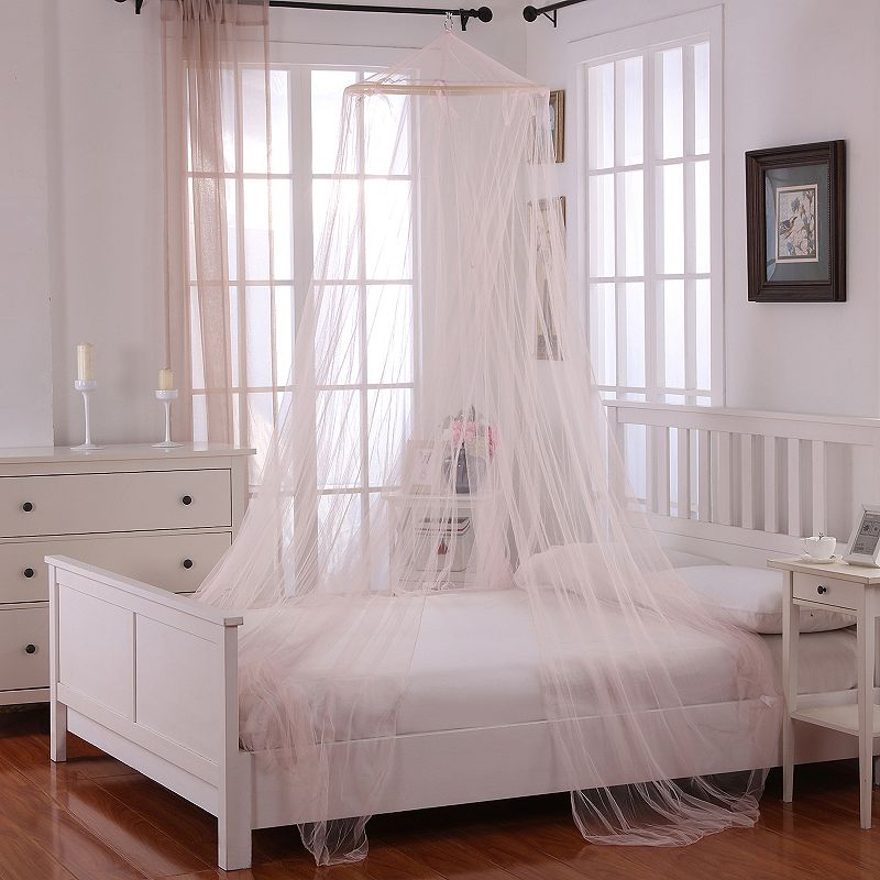 91520198 Casablanca Oasis Round Bed Canopy, Pink, OTHER sku 91520198