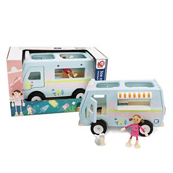 L & F Wooden Ice Cream Van