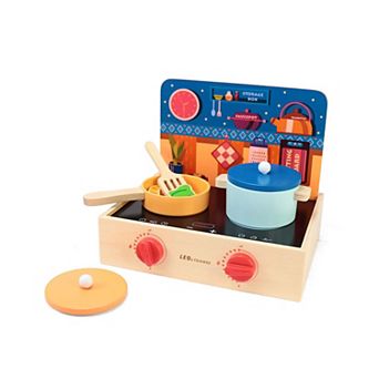L & F Mini Kitchen Wooden Play Set
