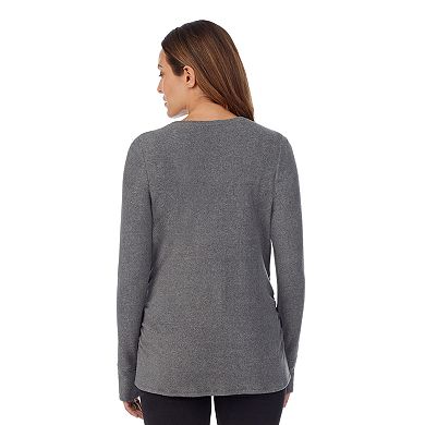 Maternity Cuddl Duds® Fleecewear with Stretch Snap-Front
