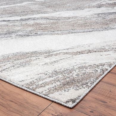 Luxe Weavers Modern Abstract Marble Area Rug