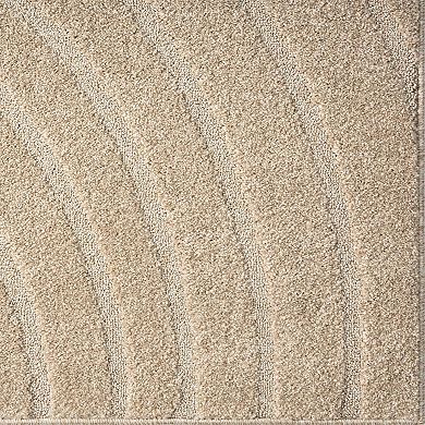 Luxe Weavers Modern Geometric Wave Area Rug