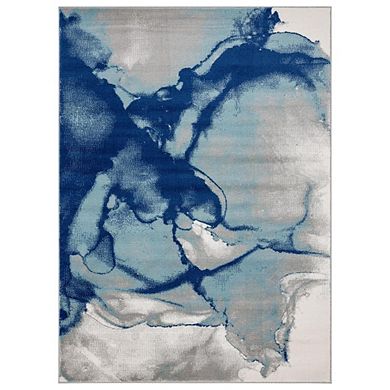 Luxe Weavers Modern Abstract Watercolor Indoor Area Rug