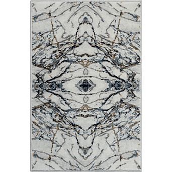 Luxe Weavers Marble Effect Abstract Area Rug