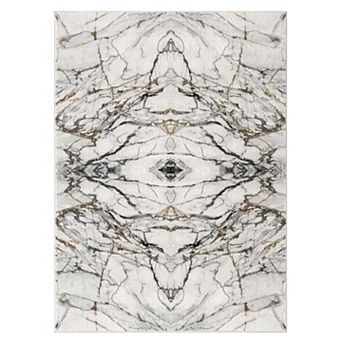 Luxe Weavers Marble Effect Abstract Area Rug