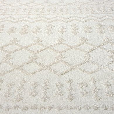 Luxe Weavers Diamond Area Rug High Low Carpet