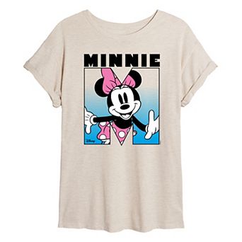 Disney's Minnie Mouse Juniors' Oversized Tee